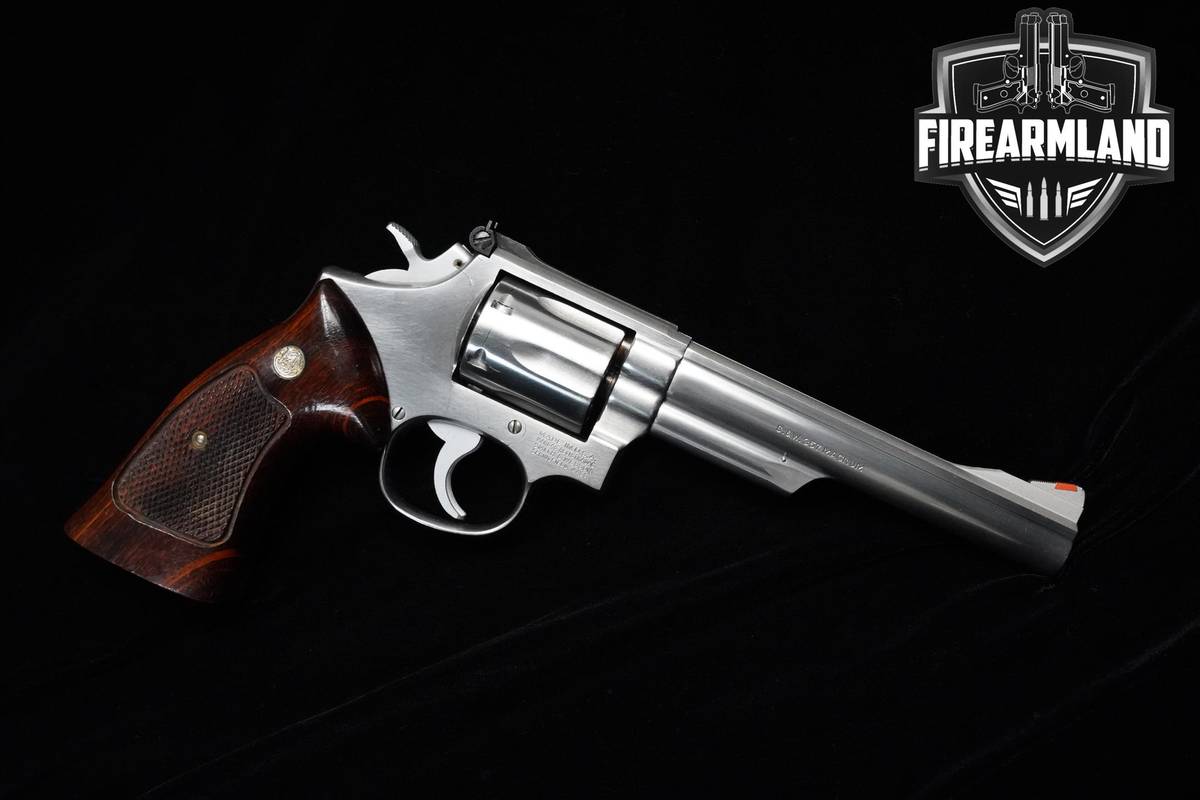 1983 Smith & Wesson (S&W) Model 66-2 Combat Magnum Stainless 357 Magnum S&W