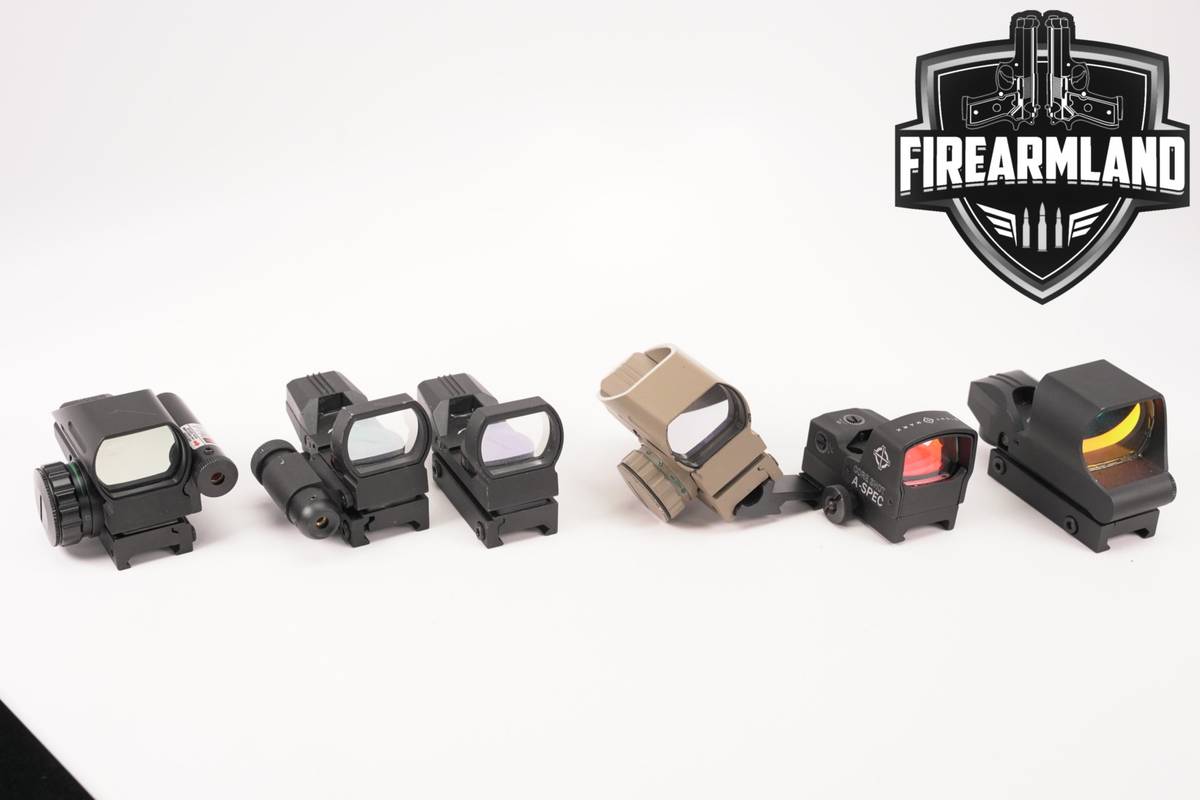 SIX RED DOT SIGHT LOT 6 Pack Sightmark CVLife Freyachi TacFire RDS