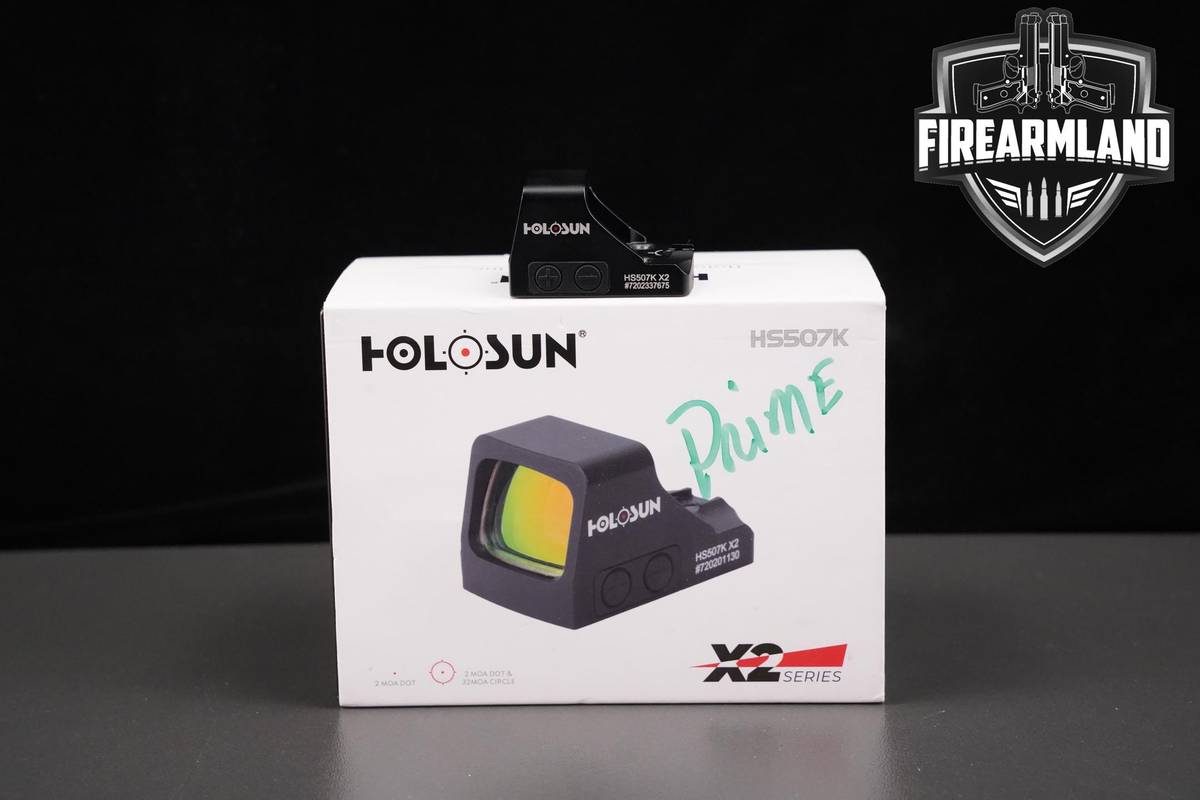 Holosun HS507K X2 Red 2 MOA Dot & 32 MOA Circle Reticle +ORIG BOX