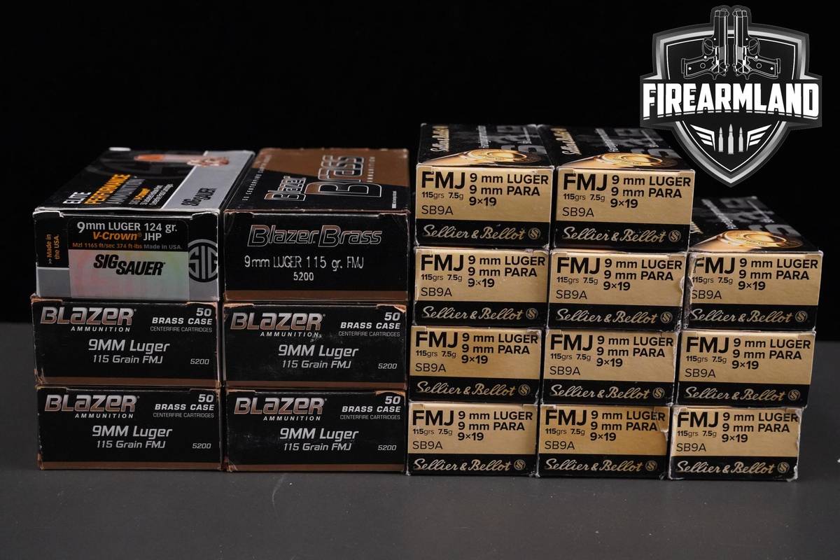 850 ROUNDS 9mm Ammo 9-mm Ammunition