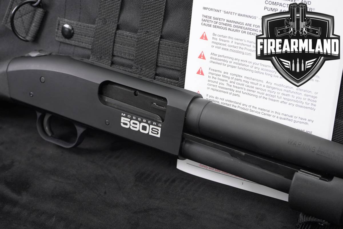 Mossberg 590S Shockwave 12-Gauge 18.5" M590 BIRDSHEAD GRIP +ORIG BOX