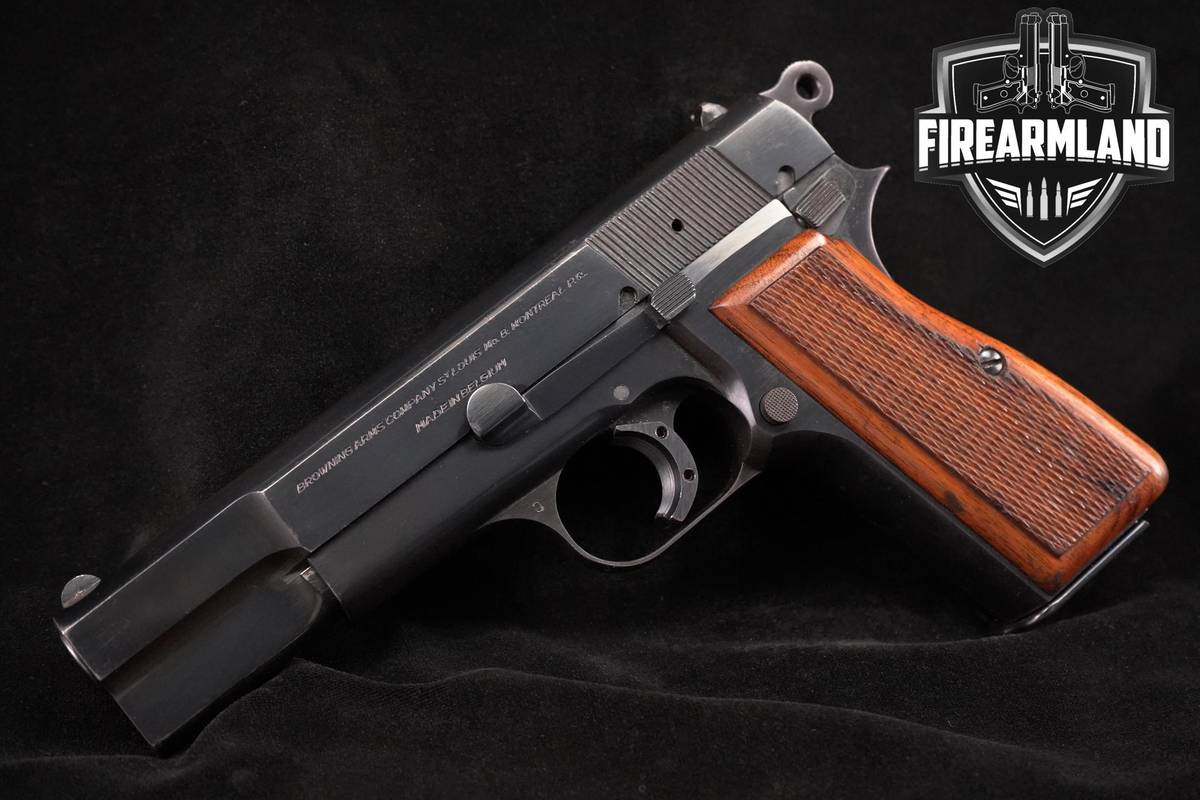 VINTAGE 1967 FN Hi-Power T-Series 9mm 4.63" HiPower High +3 MAGS