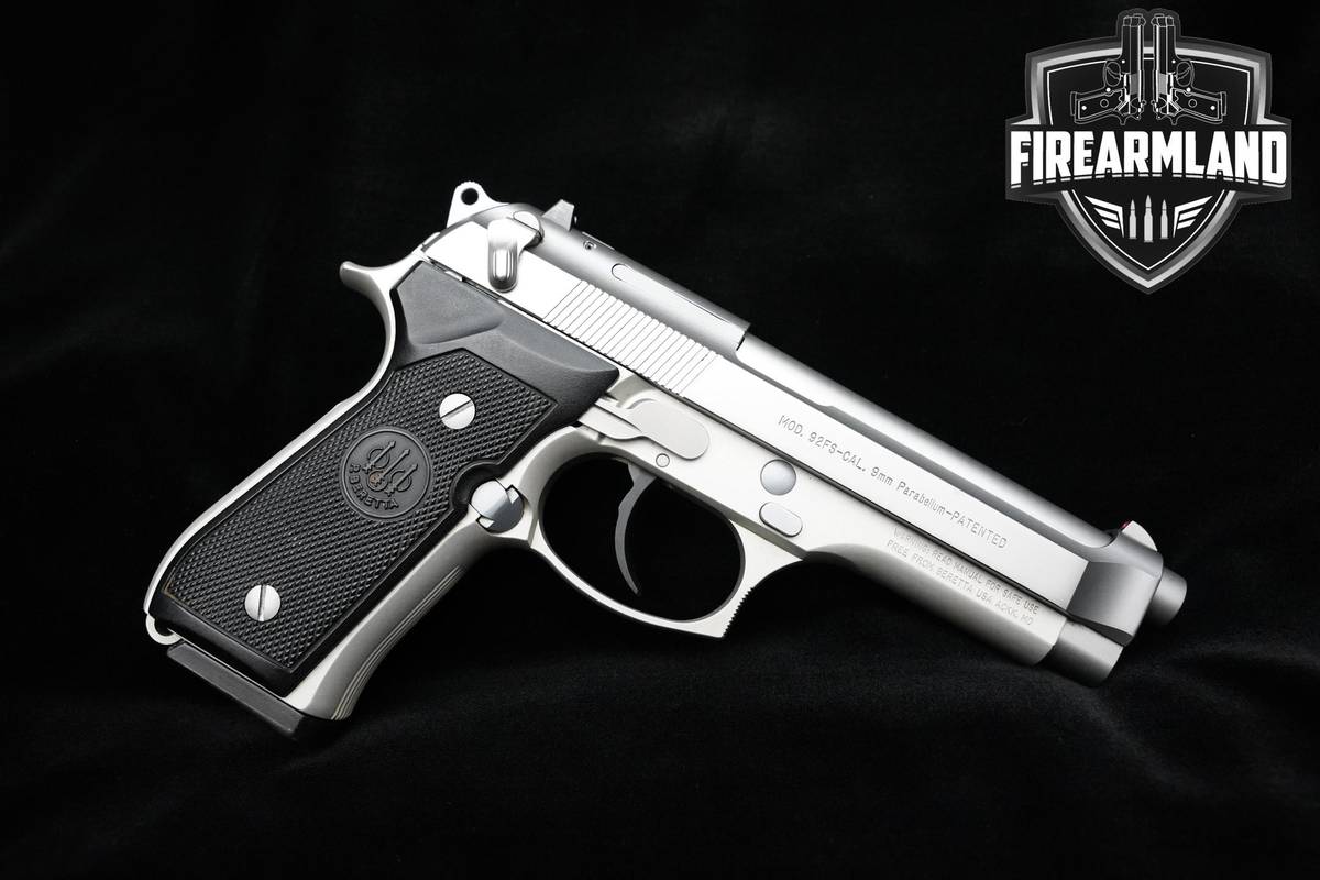 Beretta 92FS INOX 9mm 4.9" Stainless Pistol +2 MAGS