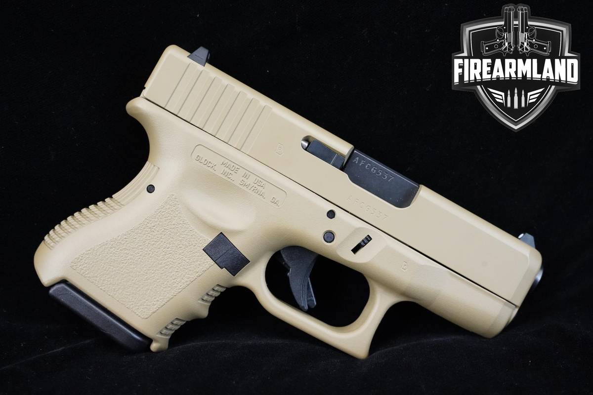 LIKE-NEW Glock 26 Gen3 9mm FDE Glock G26 G-26 Gen-3 Baby-Glock +2 MAGS