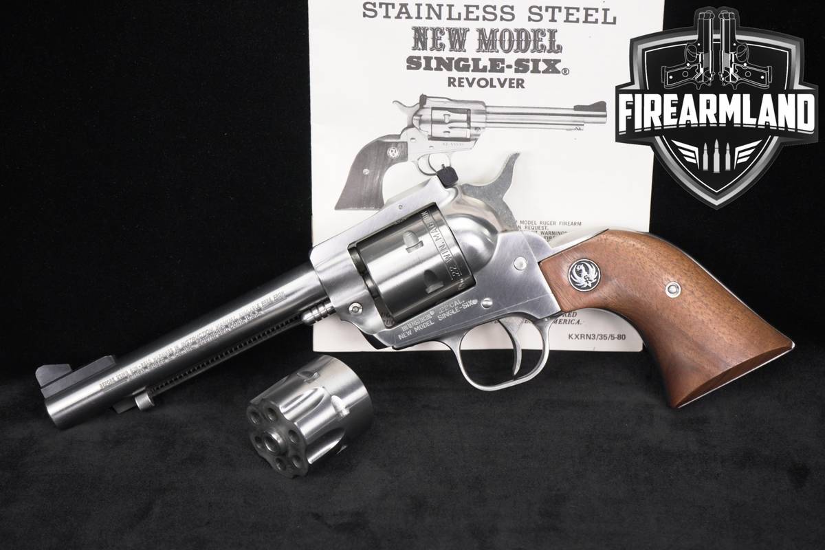 Ruger New Model Single-Six Convertible 22 LR & WMR 5.5" +SPARE CYLINDER