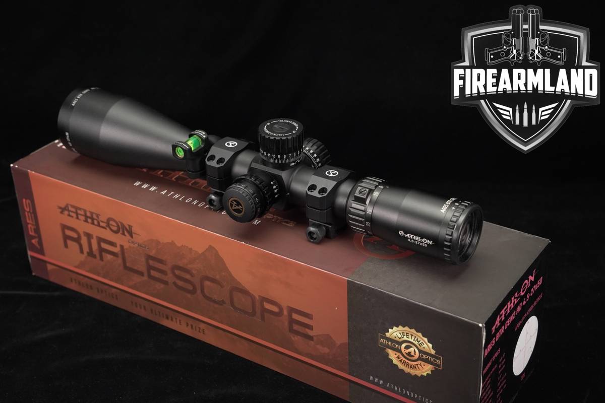 Athlon Optics ARES BTR GEN 2 HD 4.5-27x50mm FFP Illuminated APLR4 IR MOA