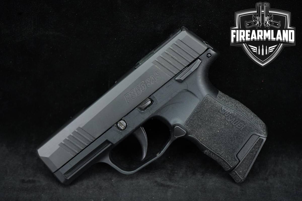 Sig Sauer P365 SAS 9mm 3.1" P-365 Anti-Snag +2 MAGS, ORIG CASE & HOLSTER