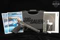 2019 Sig Sauer P210 Skeleton Black German Mastershop 9mm Luger Black DLC in Excellent Condition Image 2