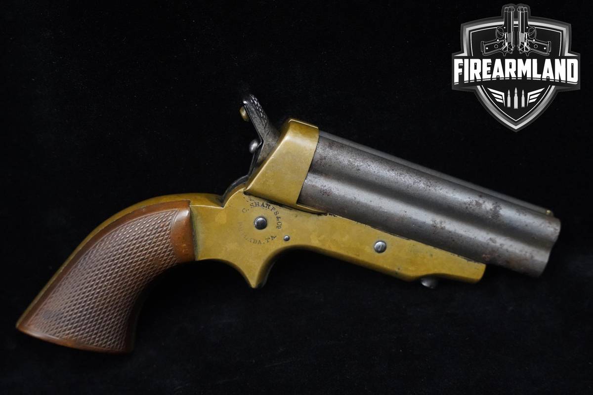 C. Sharps Pepperbox Pistol Model 2A 32 ACP 3" C-Sharps Pepperbox-Pistol 2A