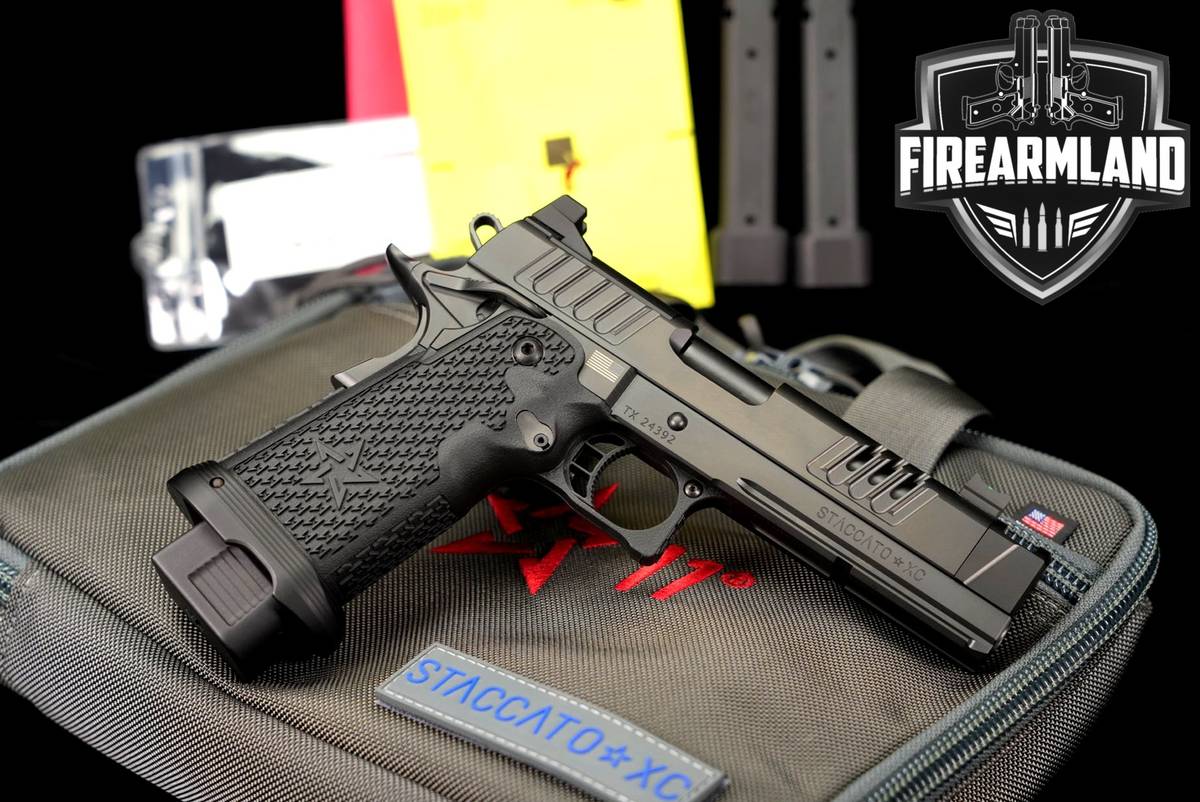 Staccato XC 2011 COMP 9mm Optics-Ready 5" STI 1911 X-C +3 MAGS & ORIG CASE