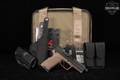 2004 Heckler & Koch (H&K, HK) USP Tactical Taupe/Desert Tan Limited Edition (1 of 500) .45 ACP Two-Tone Black & FDE in Very Good Condition Image 2
