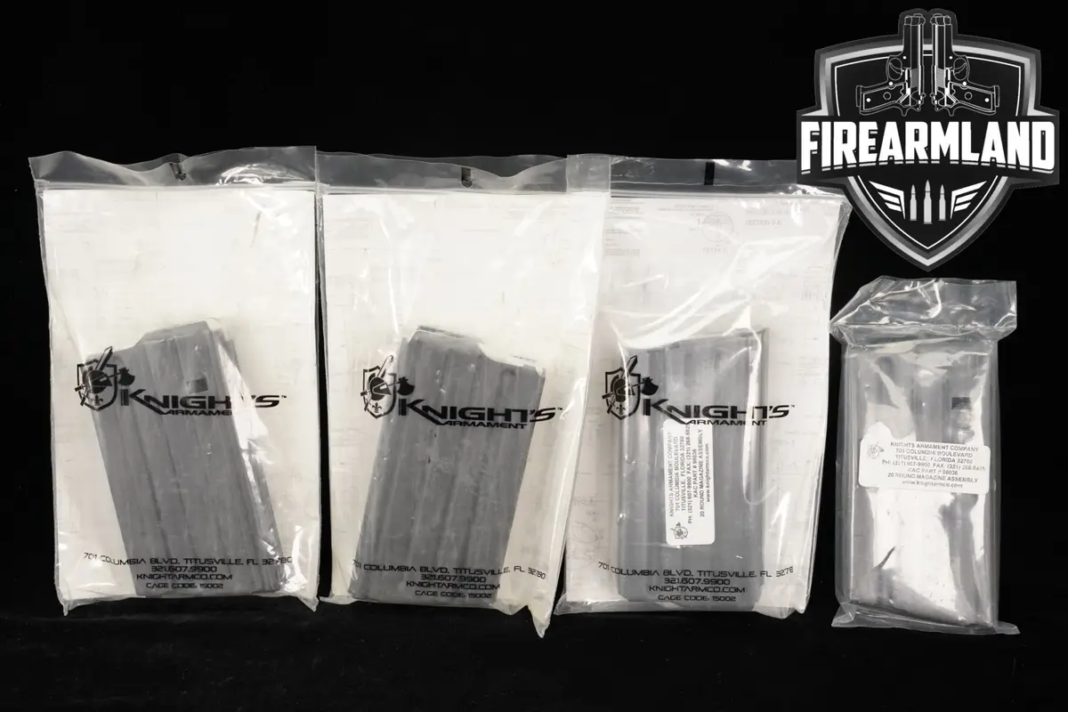 FOUR (4) Knight's Armament KAC SR-25 AR-10 20 Rd Magazines 308Win AR10 SR25