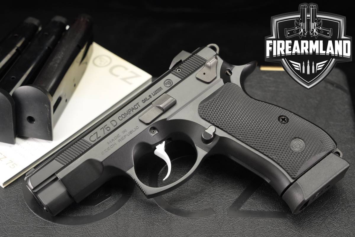 CZ 75 D COMPACT PCR 9mm 3.6" CZ75 +4 MAGS & ORIG CASE