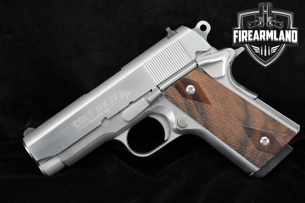 1985 Colt MK IV Series 80 45 ACP Stainless Steel Colt-MK IV-Series 80 6MAGS