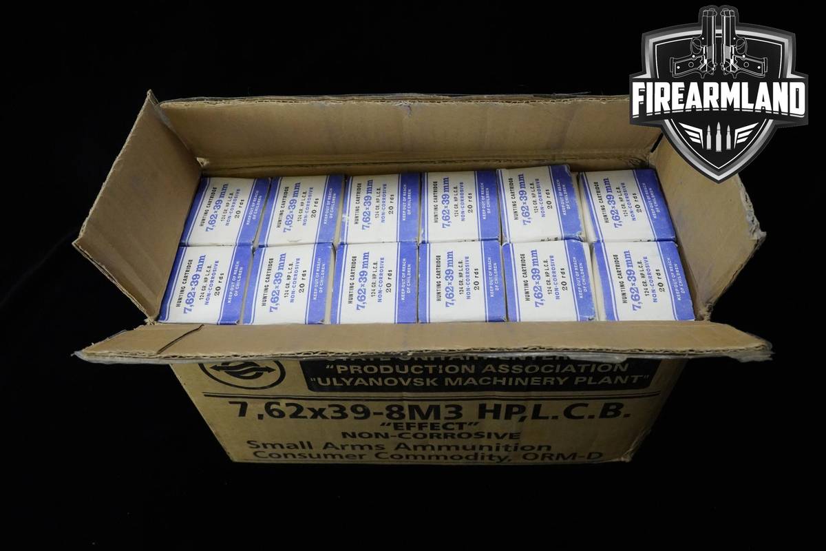 7.62x39 Ammo 7.62x39mm Ammo 1000 ROUNDS