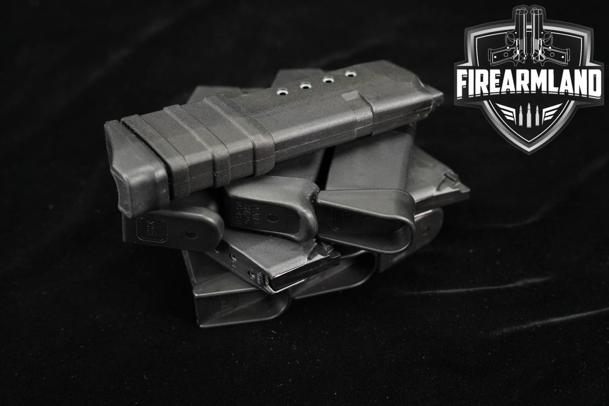 TEN (10) Glock 43 G43 6-Round Magazines 9mm Luger Mags