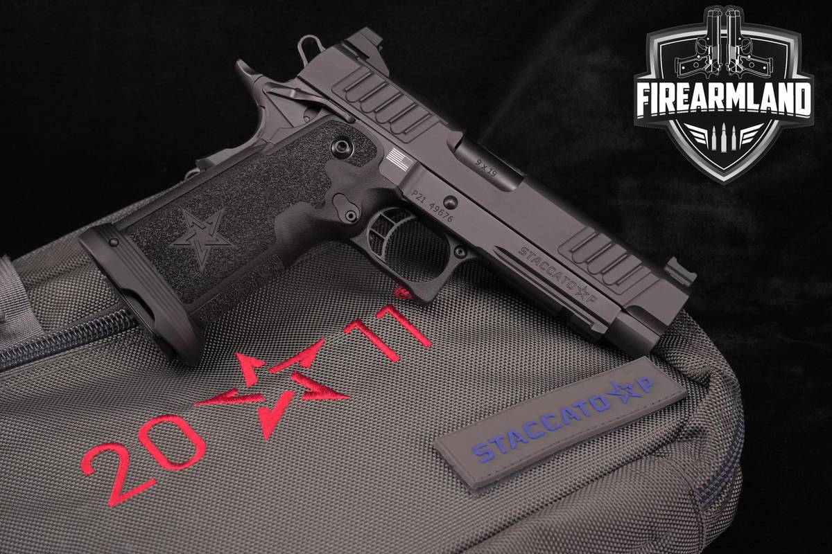Staccato STI P Optic Ready DPO 9mm 1911 4.4" 2011 +2 MAGS & ORIG CASE