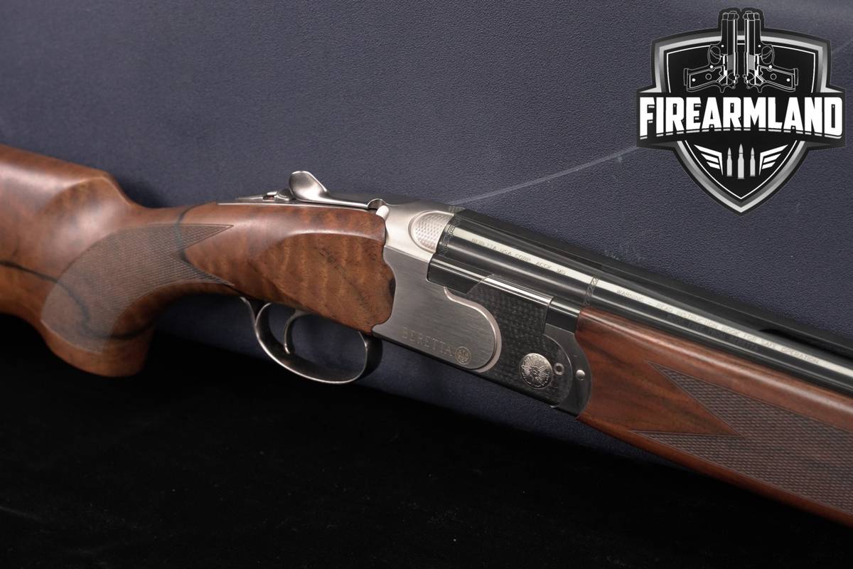 P Beretta 686 Onyx Sporting 12-Gauge 30" Nickel & Walnut O/U +ORIG CASE