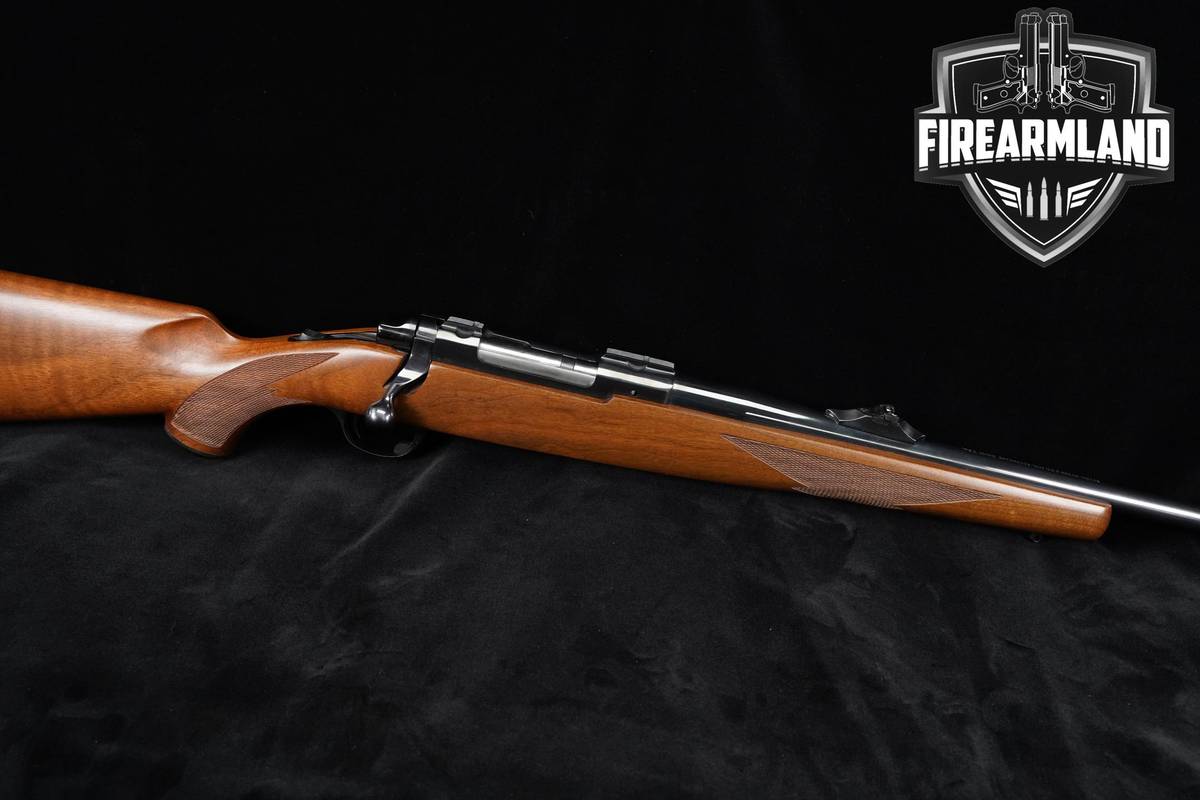 RARE 1975 Ruger M77 RS Tang Safety 250 Savage 22" Blued & Walnut +ORIG BOX