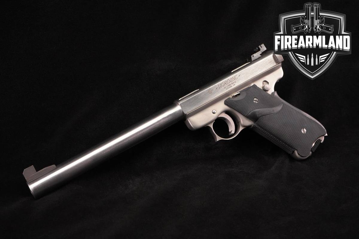 AMT Lightning 22LR 8.5" Matte Stainless Target Pistol +2 MAGS