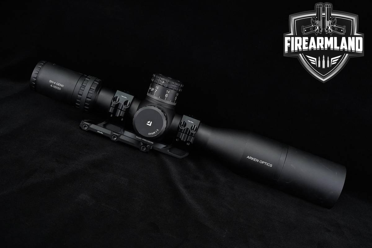 Arken Optics SH-4 GENII 4-16X50 Illuminated VPR MIL Reticle FFP