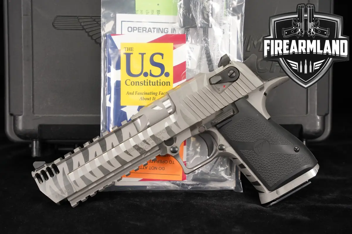 DEAGLE Magnum Research Desert Eagle Mark XIX White Tiger Stripe MK 19