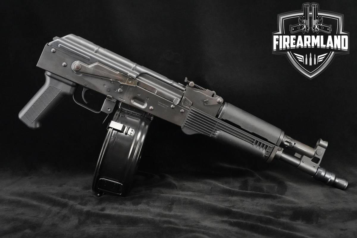 Pioneer Arms Hellpup 7.62x39 11.5" AK Pioneer-Hellpup-AK+DRUM MAG