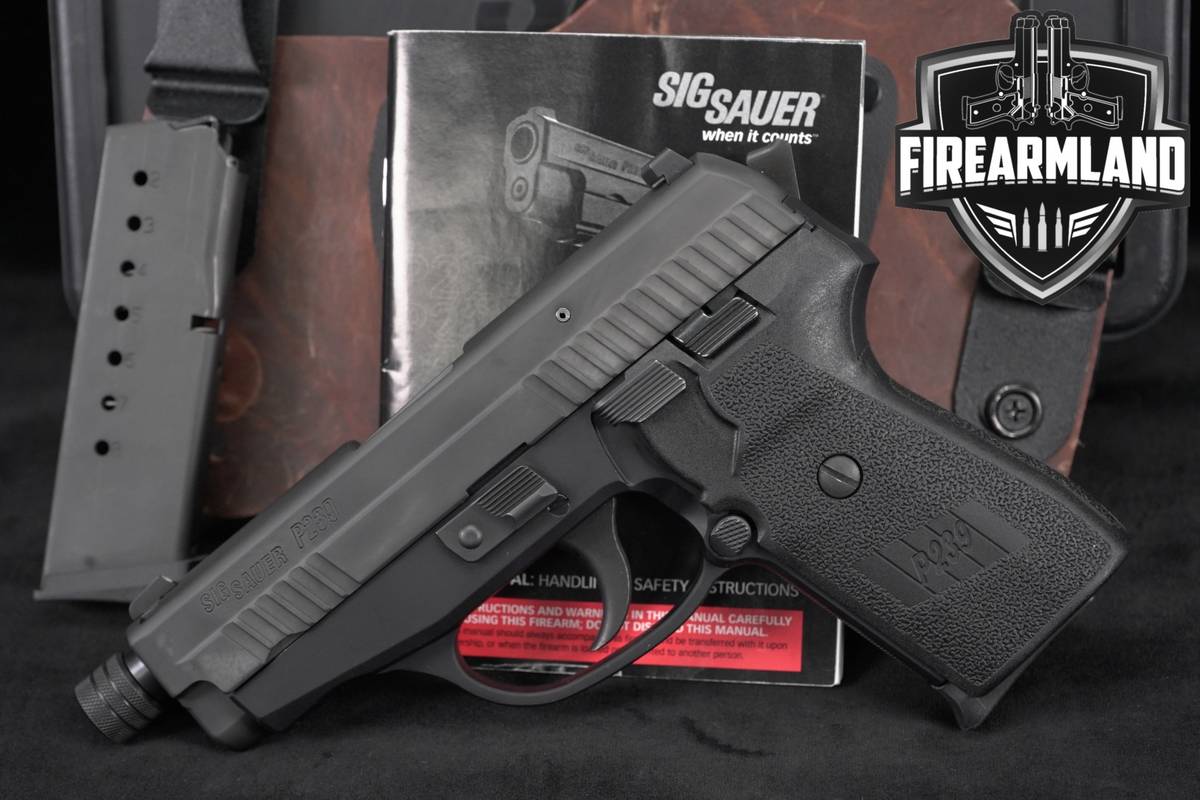 Sig Sauer P239 Tactical 9mm 4" P 239 THREADED +2 MAGS, ORIG CASE & HOLSTER
