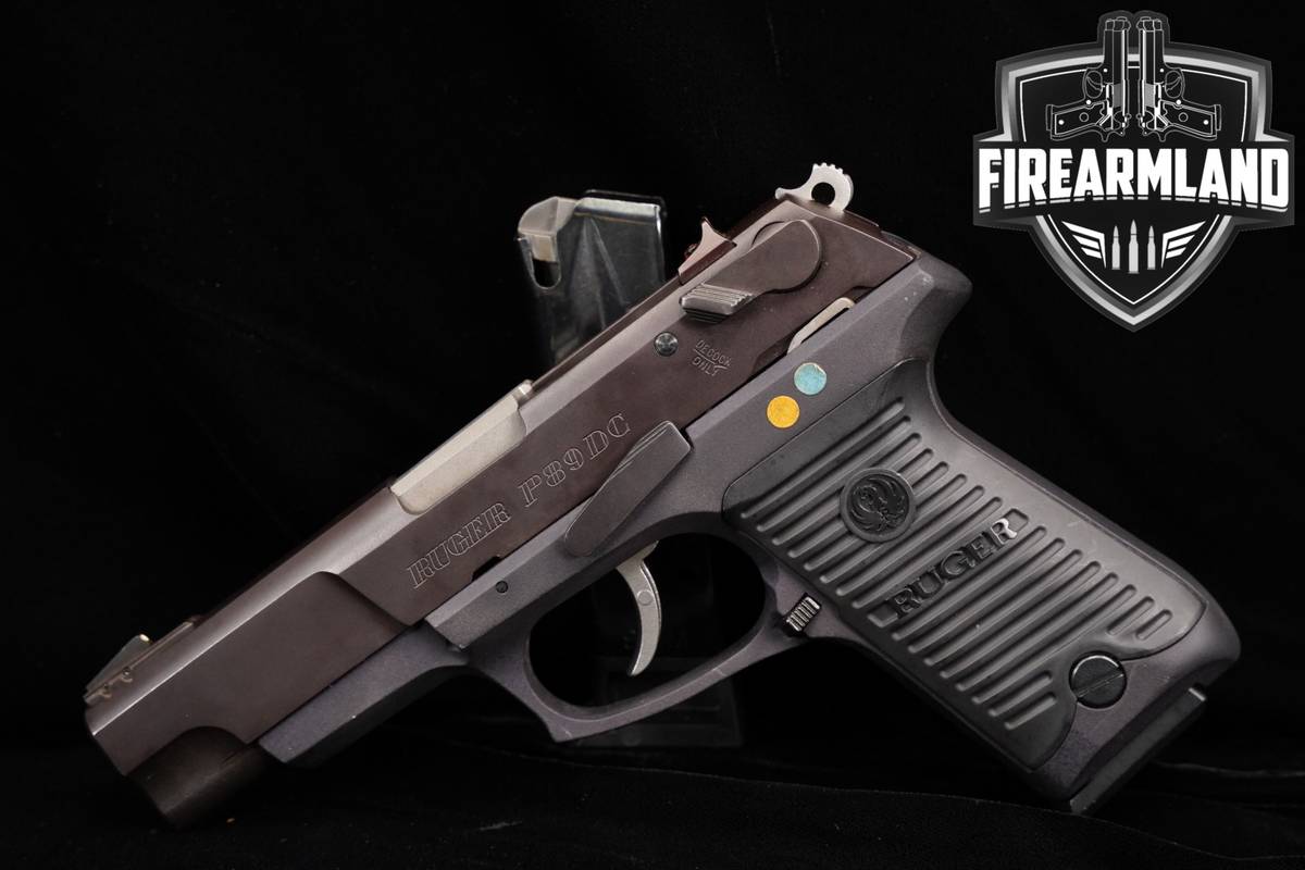2000 Ruger P89DC 9mm 4.5" P 89 DC P89 +2 MAGS