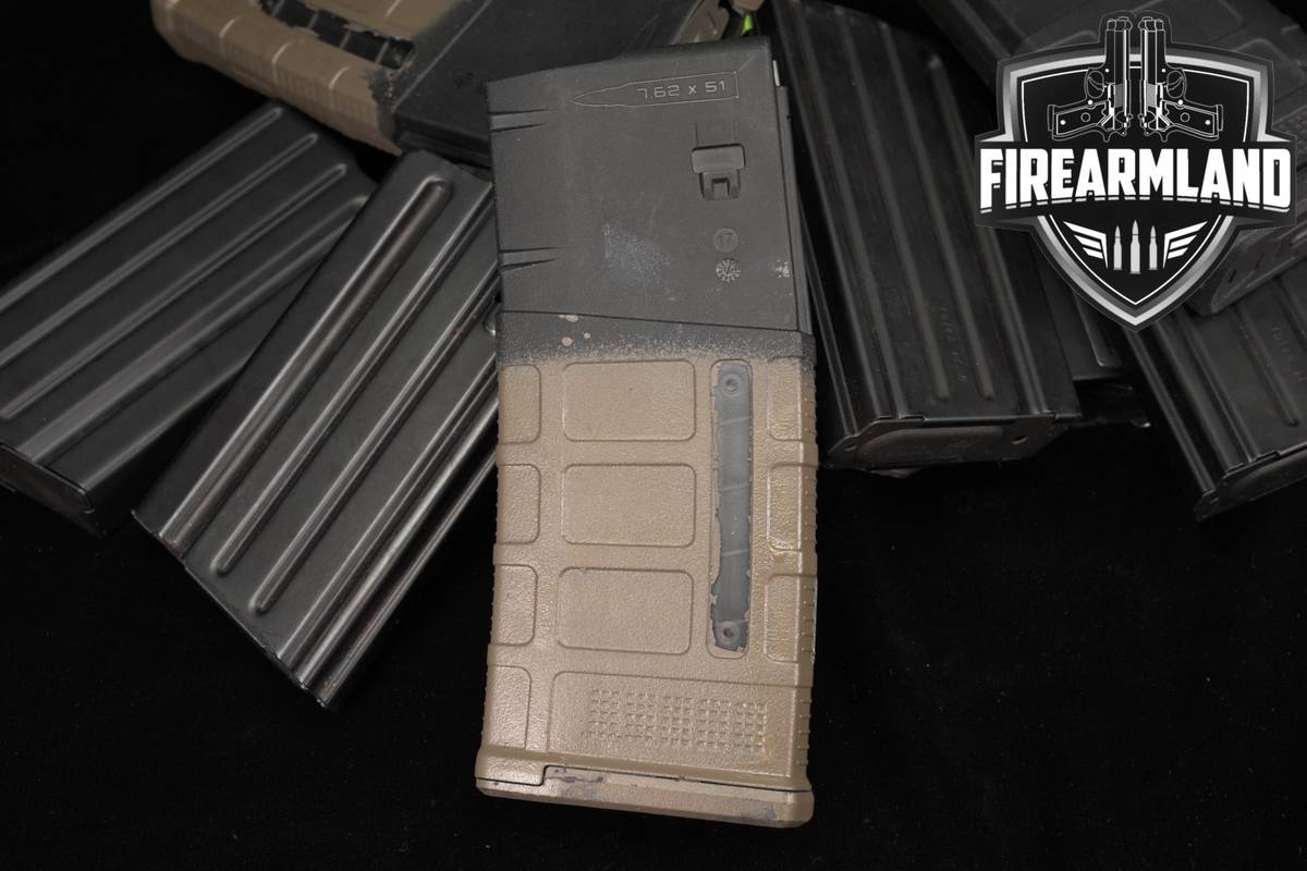 TEN (10) AR 25 & 20 Round Magazines 7.62mm NATO AR10 Mags