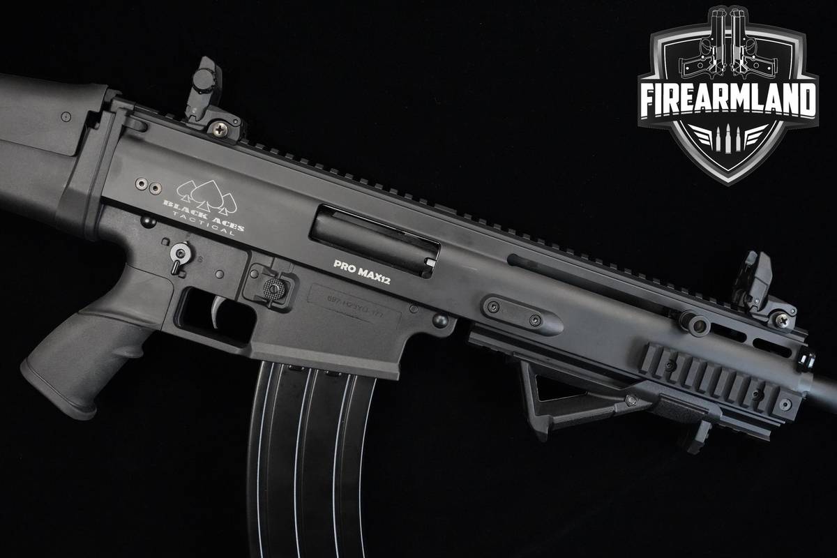 Black Aces Tactical SR12 12-Gauge SR12 Pro Max-12 SR-12 +4 MAGS & ORIG CASE