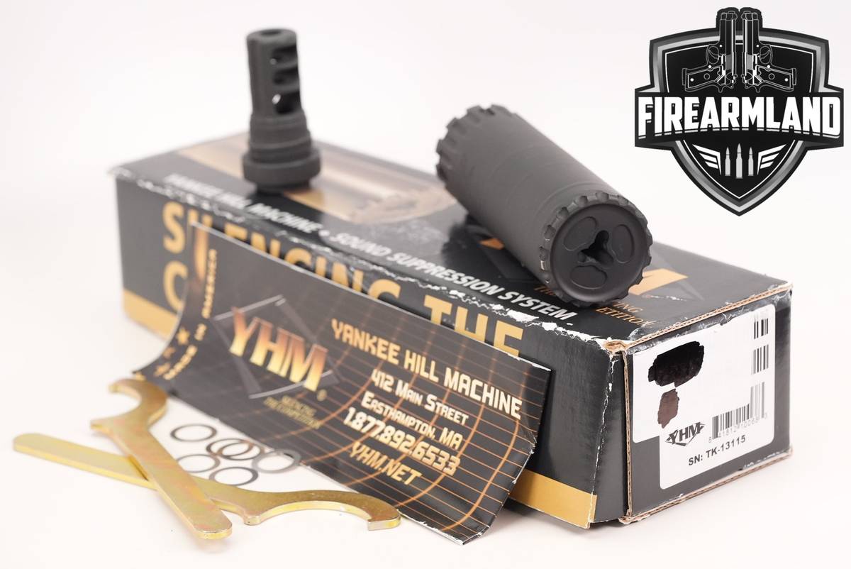 Yankee Hill Machine Turbo K 5.56mm NATO 4.75" Suppressor Silencer +ORIG BOX