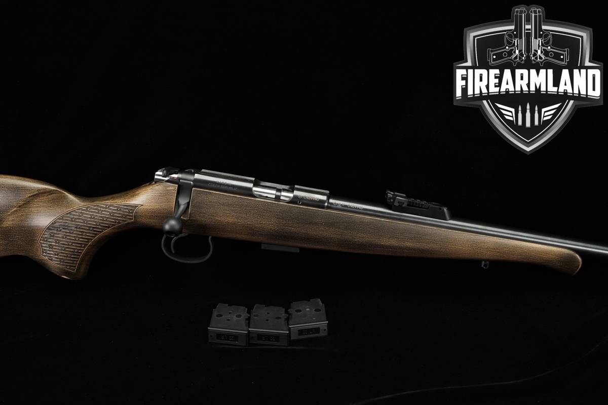 CZ 455 Training Rifle 22LR 24" Blued & Wood TRAINER +4 MAGS & ORIG BOX