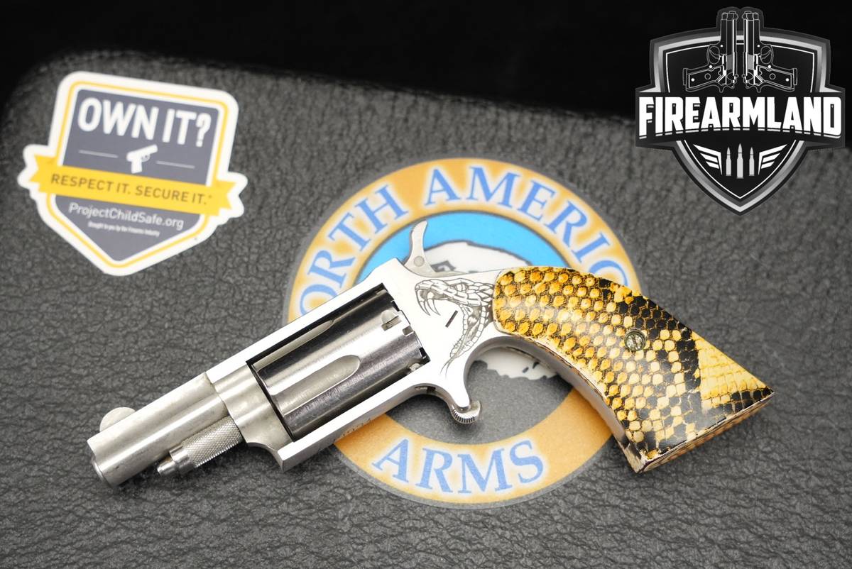 LIMITED North American Arms NAA-22M ANTI-VENOM Factory Engraved +ORIG CASE