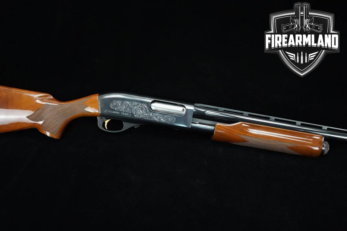 ENGRAVED Remington Model 870 Wingmaster Classic Trap 12-Gauge Remington 870