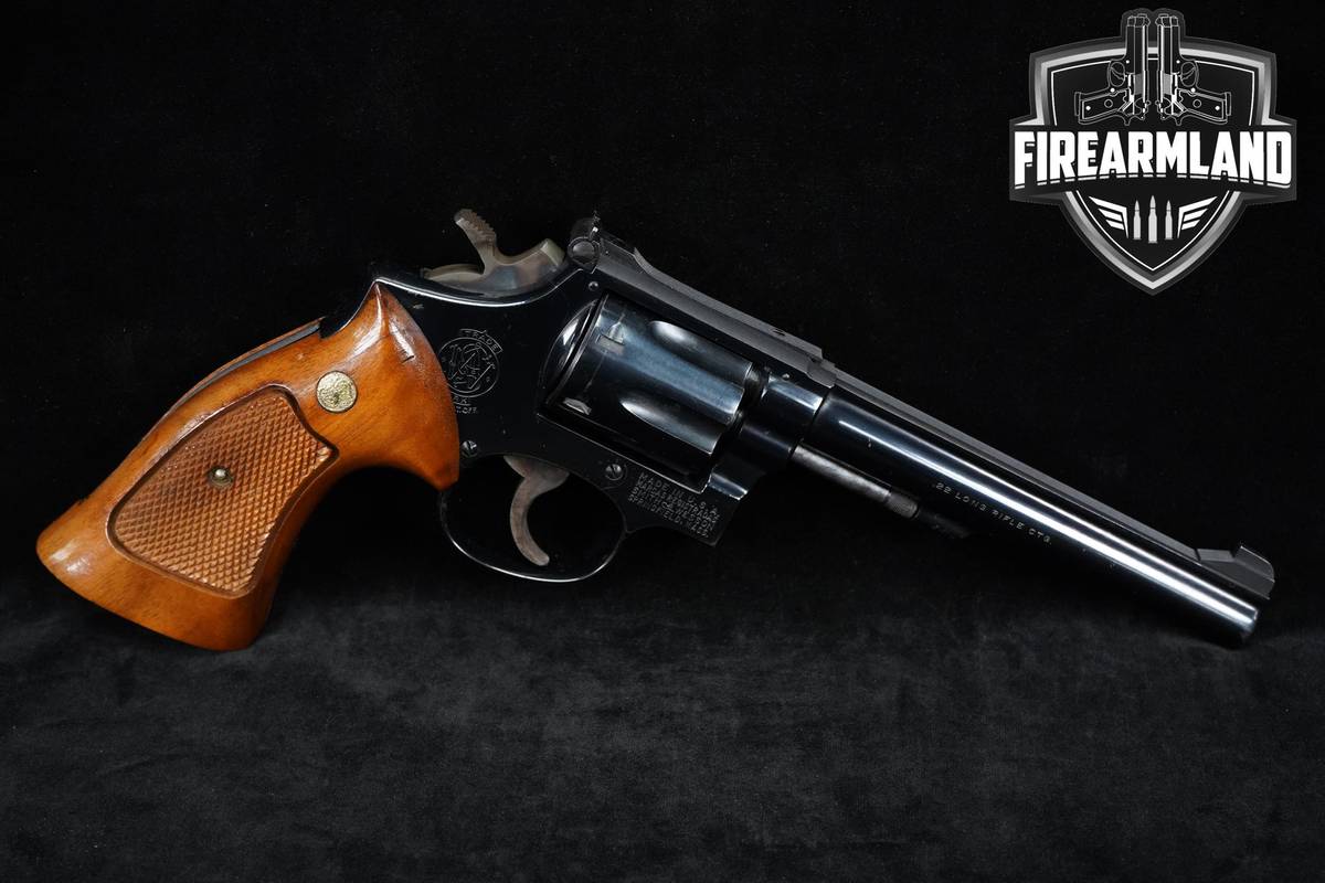 VINTAGE! Smith & Wesson Model 17-3 K-22 Masterpiece 22LR 6" Blued DA/SA