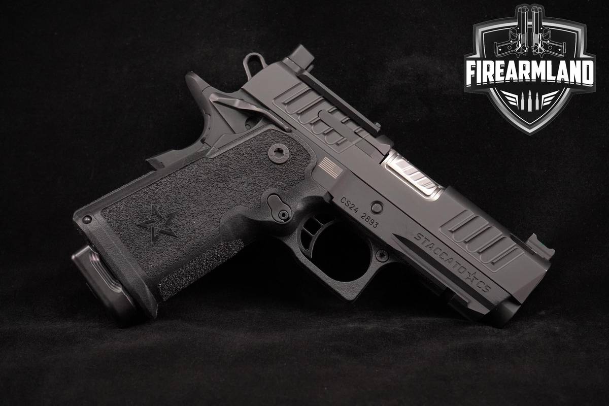 Staccato STI CS V3 9mm 3.5" Black DLC +4 MAGS & PORTED