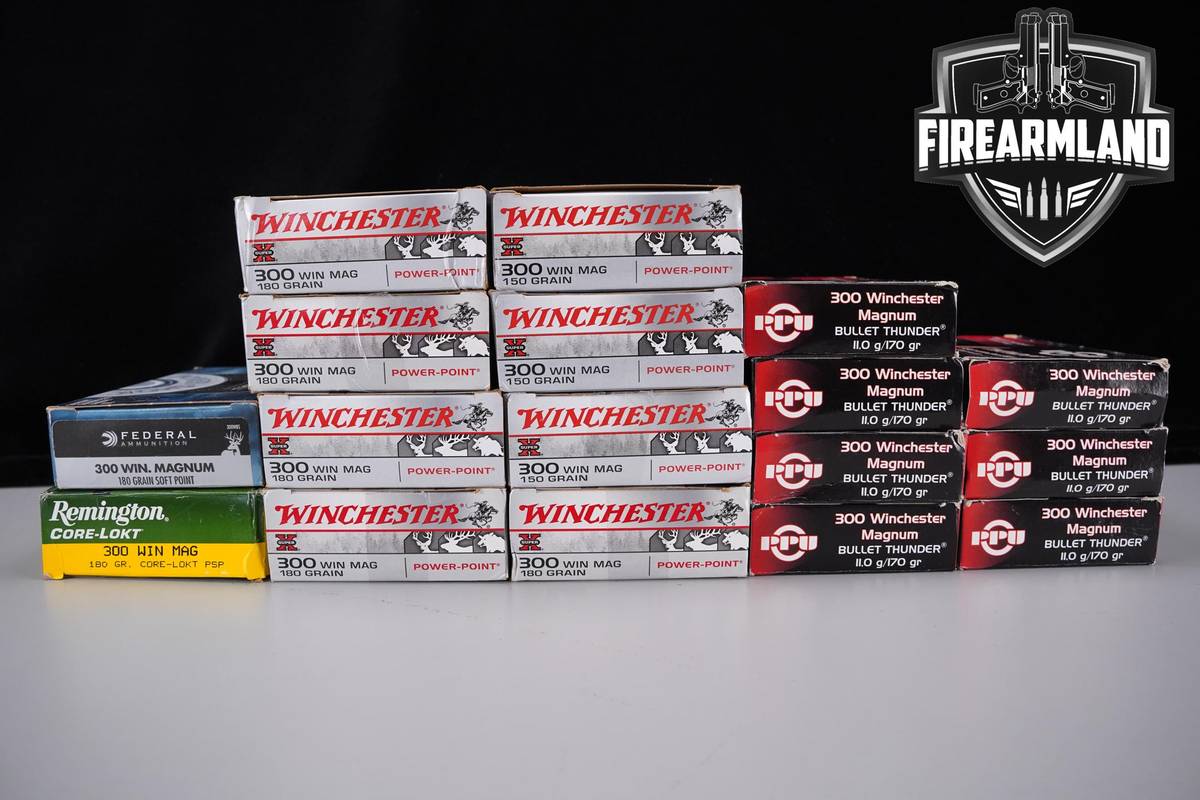 340 RDS! 300 Win Magnum Ammo 300-Win-Mag