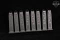 Glock EIGHT (8) Glock 43 6-Round Magazines with Pinky Extension 9mm Luger 9mm Luger in Very Good Condition Image 2