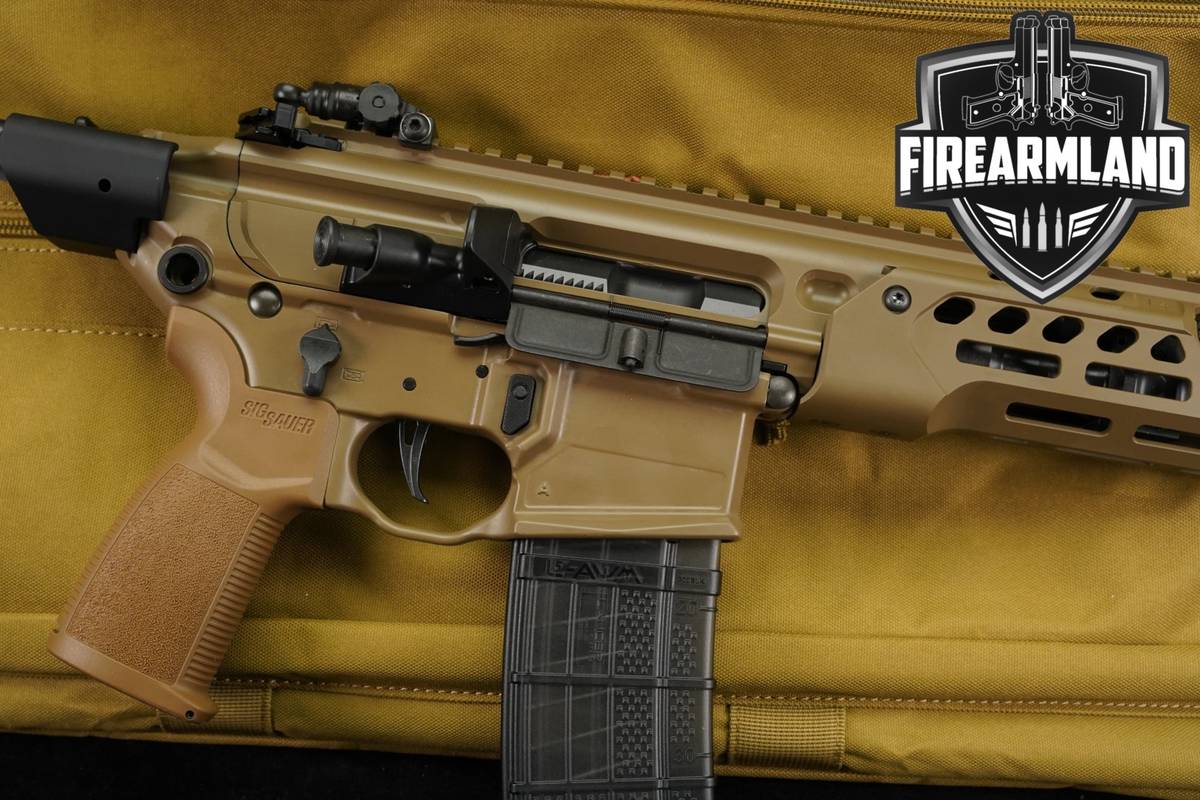 Sig Sauer MCX SPEAR LT 300-Blackout 8.5" Coyote Tan