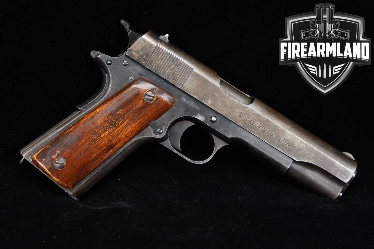 WWI-ERA 1918 Colt M1911 U.S Army 45 ACP 1911 5" Blued Military Pistol