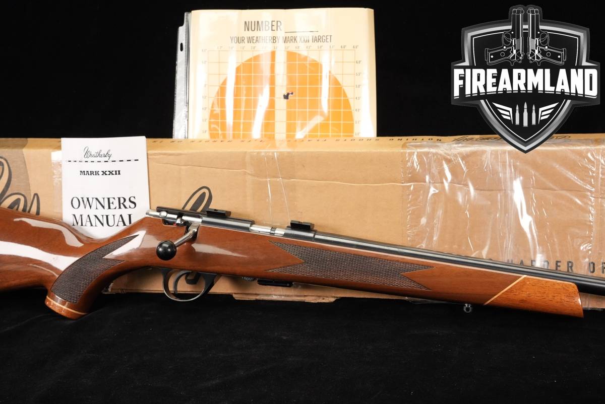 DESIRED Weatherby Mark XXII Deluxe Bolt-Action 22LR 23" MK 22 +ORIG BOX