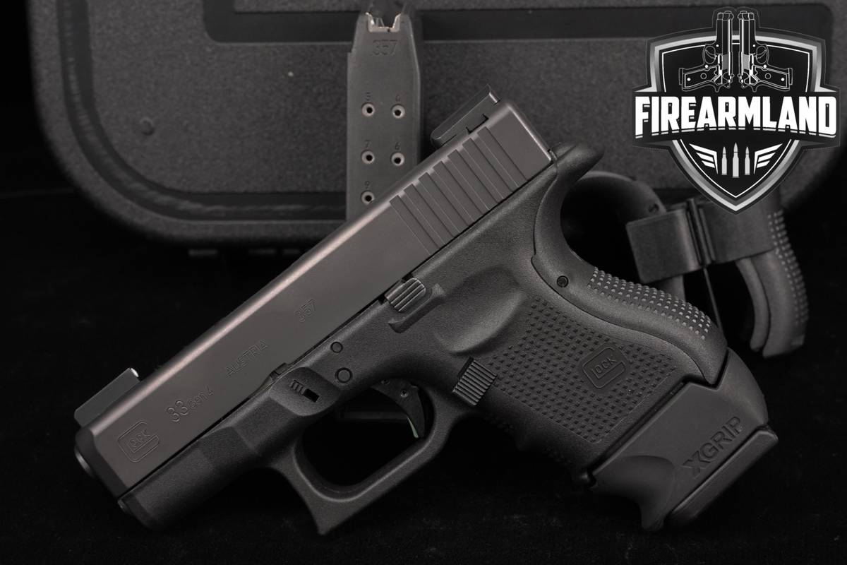 Glock 33 Gen4 G33 Gen 4 357 SIG 3.43" Pyramid Trigger +3 MAGS & ORIG CASE