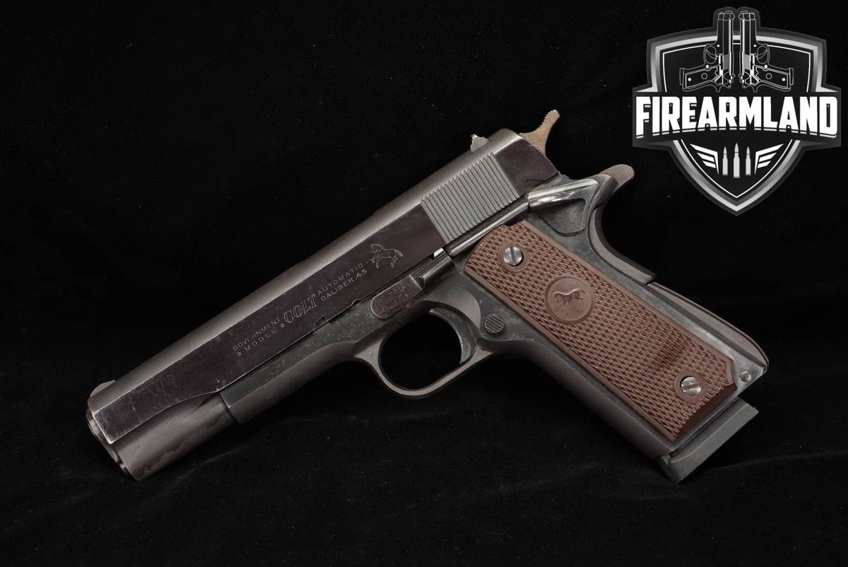 1968 Colt Government Model Pre-Series 70 45 ACP 1911 5" Blued
