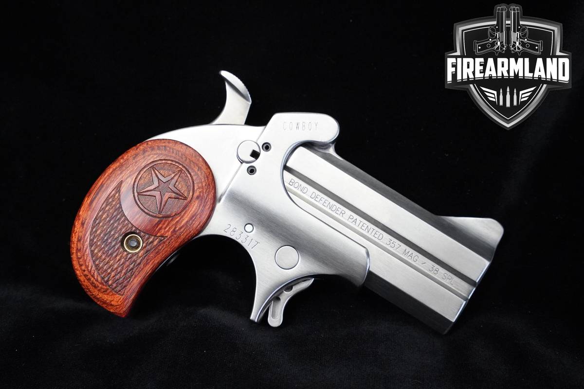 Bond Arms Cowboy Defender .357 Mag/.38 Spl. 3" Stainless Steel +ORIG CASE
