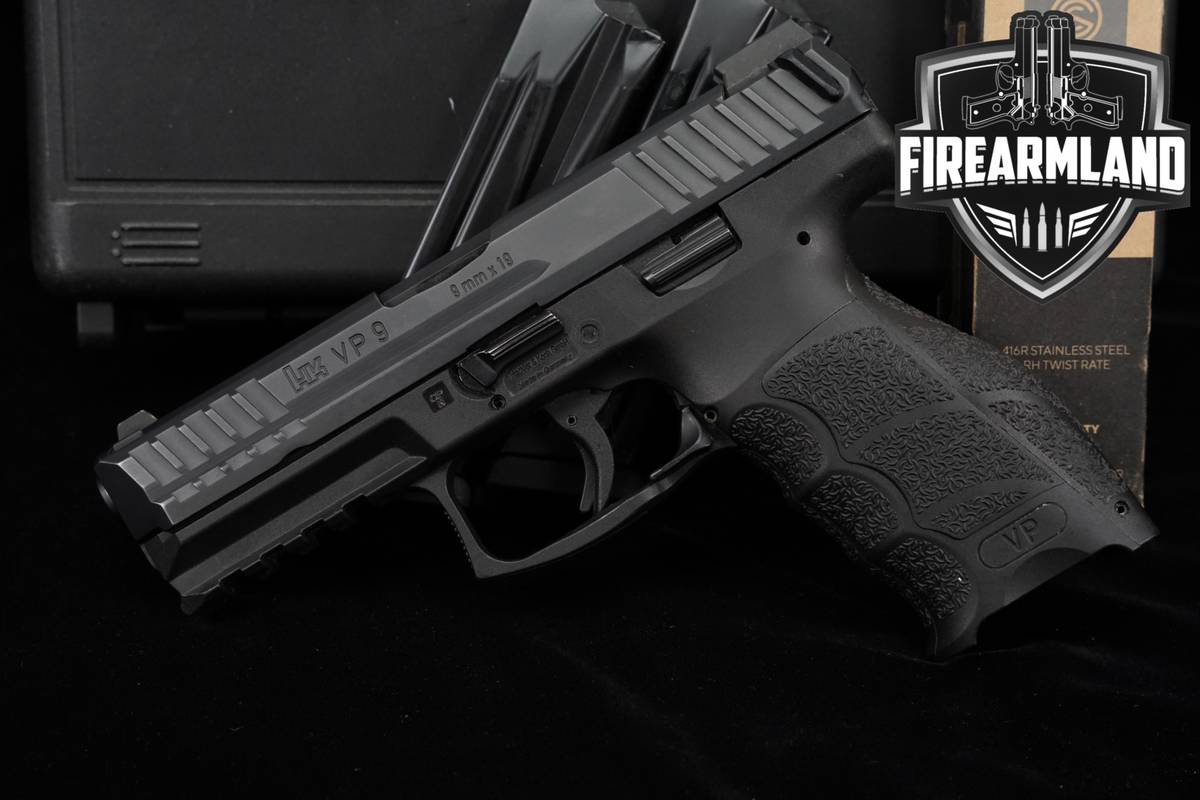 Heckler & Koch VP9 9mm HKVP9 H&K +2 MAGS, ORIG CASE, SILENCERCO BARREL