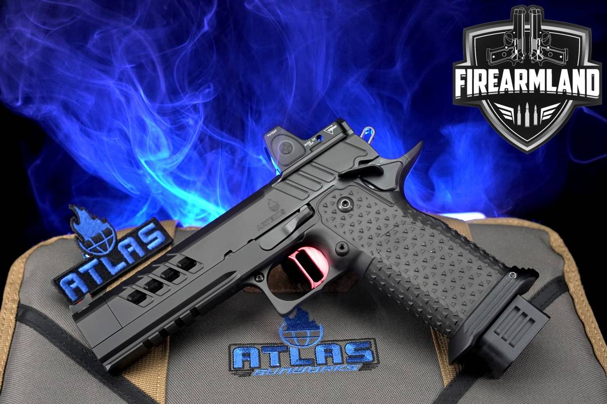 Atlas Gunworks Artemis RDS V2 9mm 1911 2011 +3 MAGS, OG CASE & TRIJICON RMR