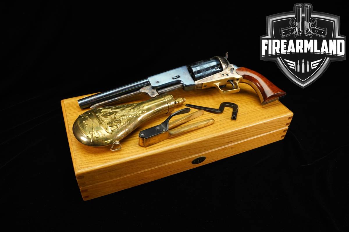 2000 A Uberti 1847 Walker 44 9" Color Case-Hardened & Blued +DISPLAY BOX