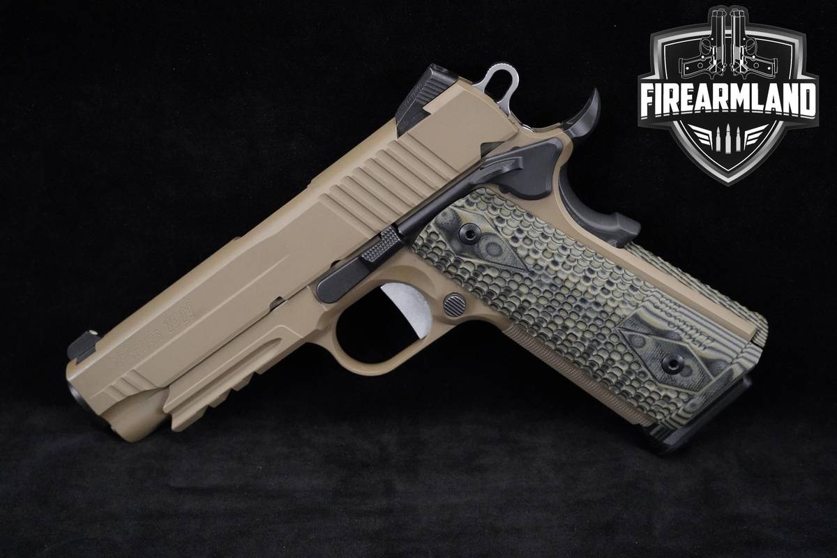 DISCONTINUED Sig Sauer 1911 Carry Scorpion 45 ACP 4.25" +2 MAGS & ORIG CASE