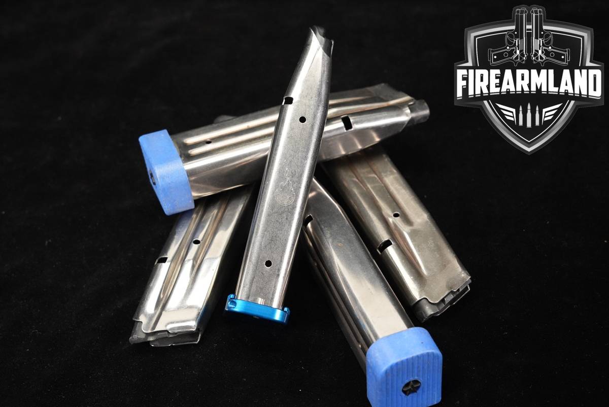 FIVE (5) 2011 DS 1911 20-Round Magazines 9mm Luger Double-Stack Mags